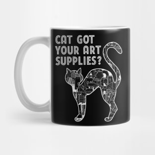 Cat Art Supply Mug